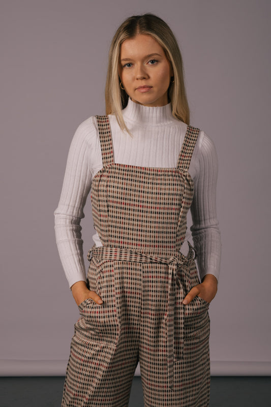 Vintage overalls front view - Lemon Lane Vintage